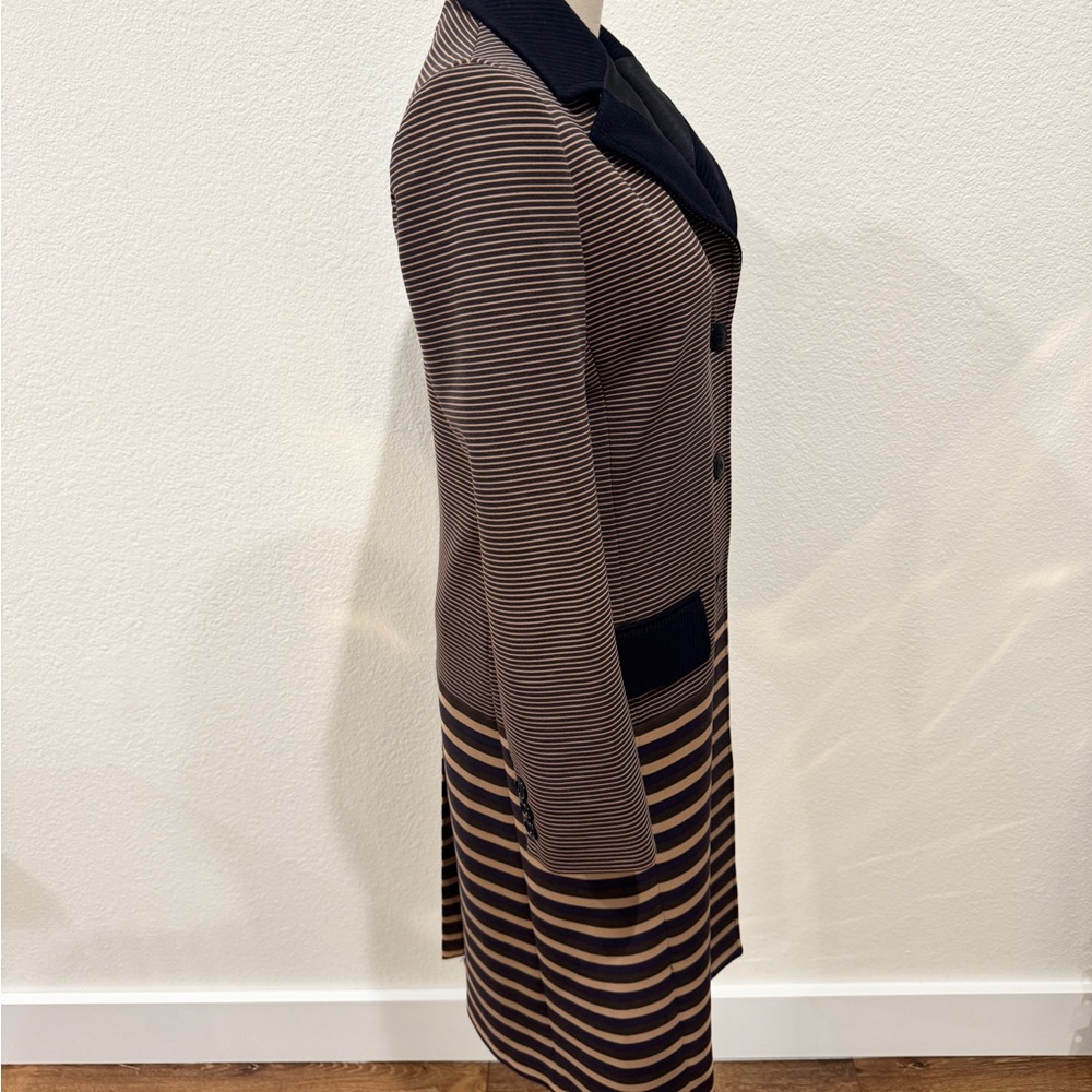 Miu Miu Striped Wool Blend Coat – Size 40 (IT) - Picture 4 of 8